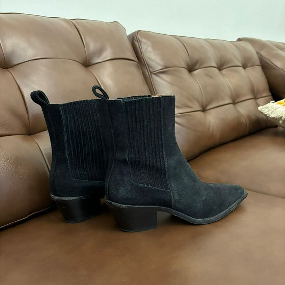 REFORMATION Suede Chelsea Boots - Picture 10 of 10